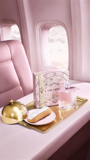 The Lancôme Express is ready to depart with the new La Vie Est Belle. Step aboard for a whimsical journey at CDG Terminal 2F. | Lancôme