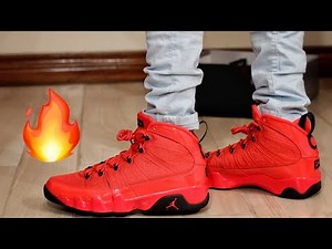 Nike Air Jordan 9 Retro Chile Red Unboxing and Review