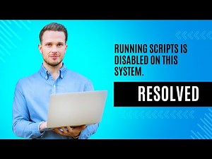 npm : File C:\Program Files\nodejs\npm.ps1 cannot be loaded because running script is disabled on pc