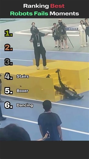 Ranking Best Robots Fails Moments #shorts