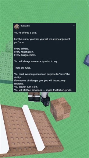 😎Win Every Argument But.... #roblox #rblx #wouldyoudare