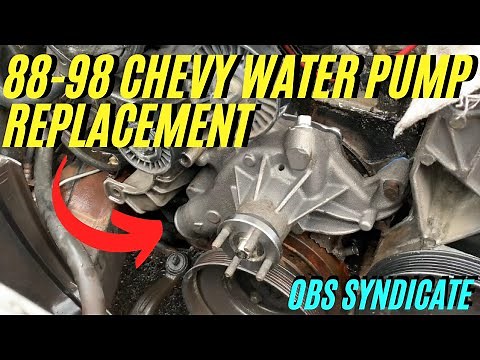 BEST VIDEO! 88-98 Chevy GMC Truck Water Pump Replacement Tutorial (GM400)