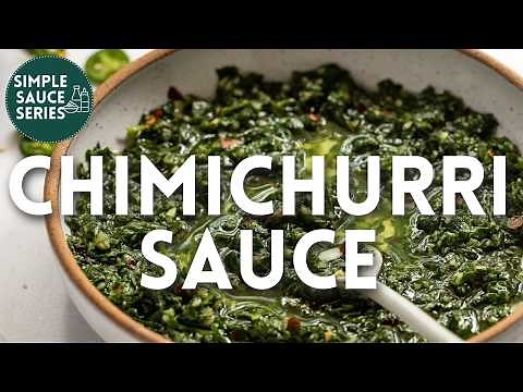 EASY Parsley Chimichurri Sauce