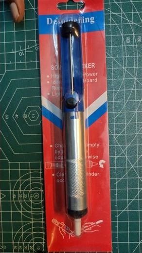 Desoldering Pump Unboxing & Demo 🔥 | Solder Sucker for PCB Repair | Electronics Tool #shorts