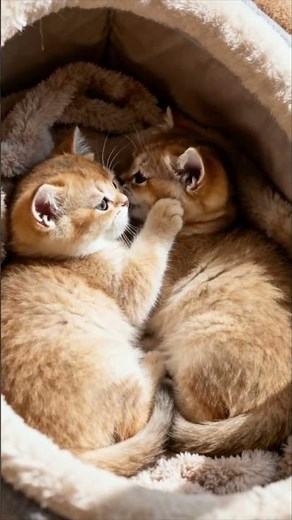 Cat & Cat’s Perfect Hug!! #wow #trend #shorts #viral #fun