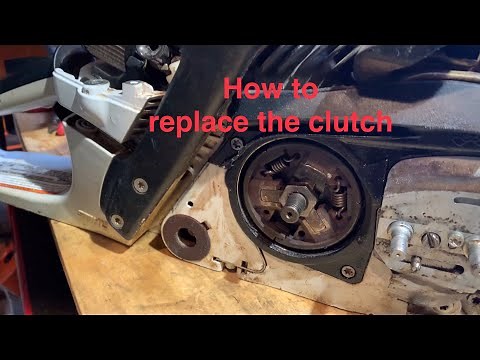 How to replace a clutch assembly on a STIHL 261 chainsaw