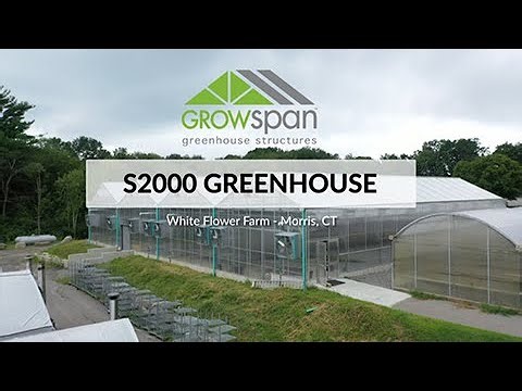 White Flower Farm – Morris, CT – GrowSpan Series 2000 Commercial Greenhouse