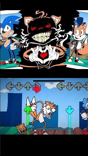 FNF BF VS Secret History Tails - Mania Retake (FNF MOD) (VS Sonic.exe) #shorts