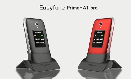Easyfone Prime-A1 Pro Unlocked Senior Flip Cell Phone