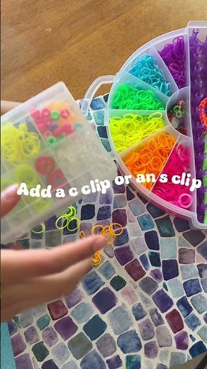 Rubber band bracelet tutorial 🤩🩷