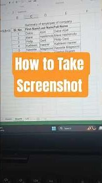snipping tool Shortcuts, Screenshot Shortcut keys in Excel#exceltutorial #excelformula #excel
