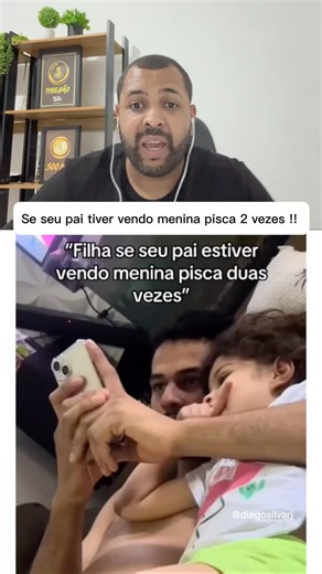Se seu pai tiver vendo menina pisca duas vezes! #humor #shortviral