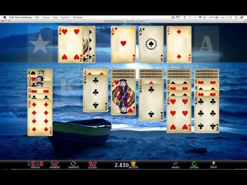 Full Deck Solitaire gameplay - Mac game