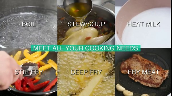 Induction Cooktop, 110V Electric Cooktop with LED Touch Screen, 9 Temperature 9 Power Levels, Timer, Child Lock, Overheat Protection, Compatible Magnetic Cookwares