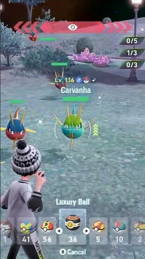Double Shiny Carvanha - Pokemon Legends: Z-A