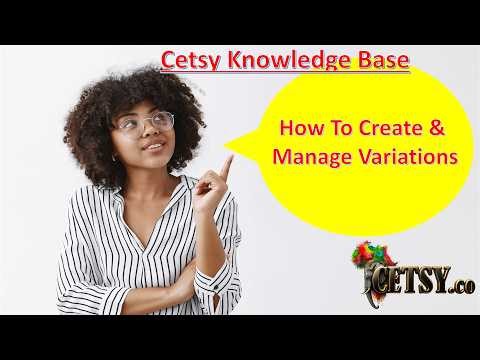 How to Add & Manage Variations