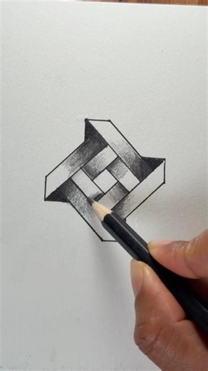 Easy 3D drawing for beginners 🖍️