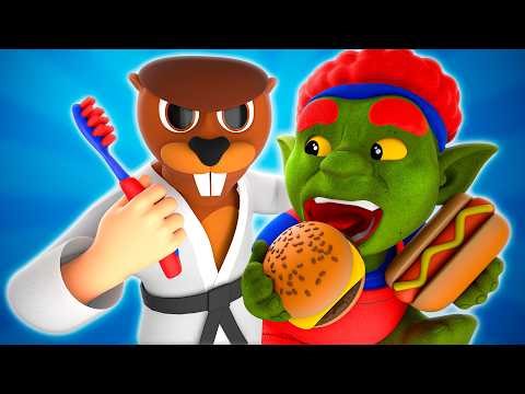 Trrr-Ra-Ta-Ta! vs Monsters | D Billions Children's Songs