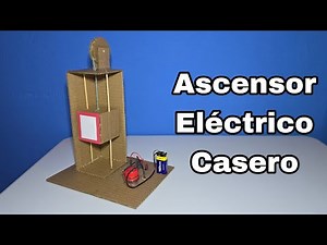 Cómo Hacer Un Ascensor Eléctrico De Cartón | Proyectos Casero