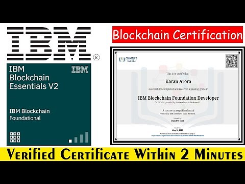 IBM Blockchain Foundation Developer FREE Certification | Learn How to Develop Smart Contracts? #IBM