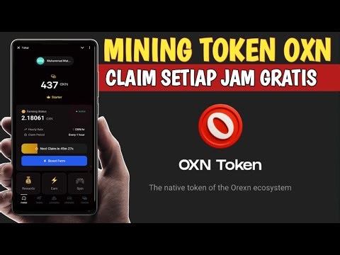 Cara Mining OKN TOKEN Gratis Via TELEGRAM suplay 4 M