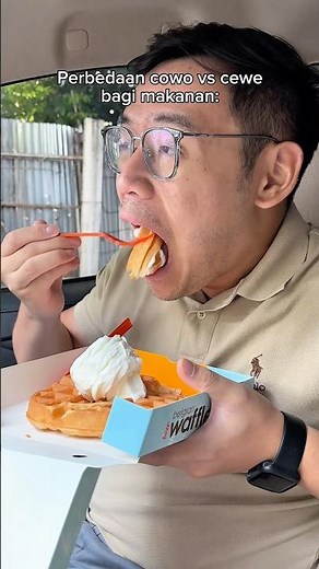 cowo vs cewe adu makan