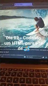 Dia 02 Aprendendo e Aplicando meus códigos HTML #html #developer #coding #alone #brasil #frontend