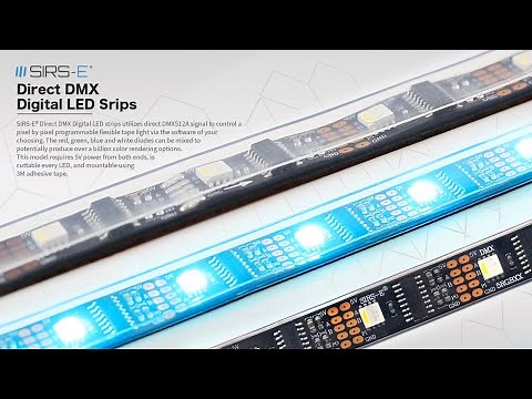 Direct DMX Digital LED Strip control each pixel individually