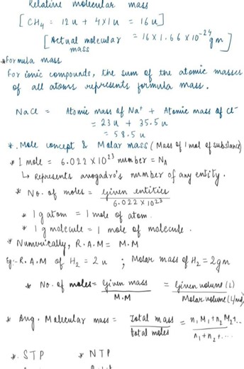 class-11th chemistry Some Basics Concepts of Chemistry pdf