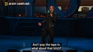 Recording your kid growing up is all about that future blackmail potential. #JoKoy #LightsOut | Paramount Network Asia