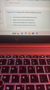 Sappi's 2013 strategic shift to dissolving pulp required:a. I... | Filo