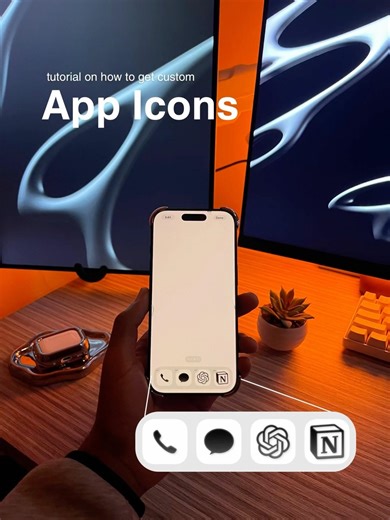 tutorial on how to get custom app Icons #shorts