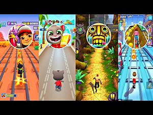 Subway Surfers 🆚 Talking Tom Gold Run 🆚 Temple Run 2 🆚 Subway Princess Runner