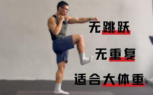 HIIT｜ 无跳跃 适合大体重 附带讲解