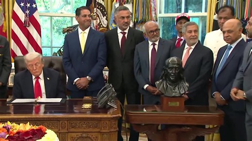 🚨 JUST IN - FBI DIR. KASH PATEL: It's an honor to be a first generation Indian-American, whose parents lawfully immigrated to this country. Under your leadership, so many more millions of Americans are living that dream. To celebrate in the Oval Office on Diwali...is just an incredible honor. Indian-Americans and Indians are thrilled you're such a profound leader in sharing this diversity with the world. | Kate Collins