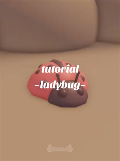 tutorial ladybug adopt me #glitchbuild #adoptme #roblox #tutorial #nature