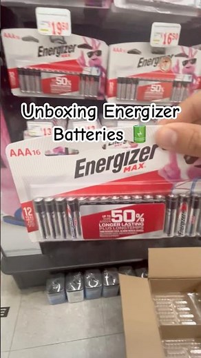 Unboxing Energizer Batteries 🔋