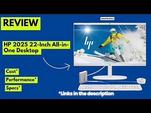 HP 2025 22-Inch All-in-One Desktop Review 2025 | 12GB RAM, 256GB SSD, Intel Celeron, Windows 11