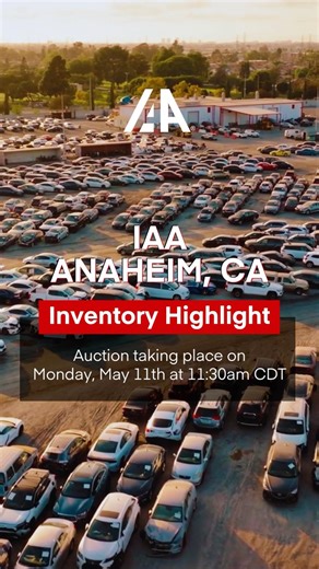 Check out these IAA Anaheim auctions coming Monday, May 11th, 11:30am! Pre-bid now at iaai.com #iaa