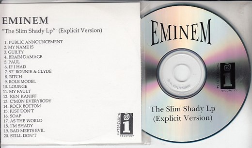 Eminem - The Slim Shady Lp (Explicit Version)