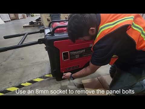 How To Remove the CO Sensor on a 9000 Watt Inverter Generator | South Bay Repair Shop