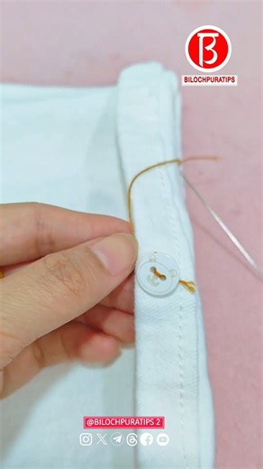 Sewing Buttons — An Easy Way to Sew Buttons onto Clothes