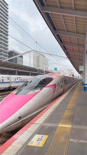 Hello Kitty Shinkansen | Japan bullet train #japan #bullet #train #shinkansen #hellokitty