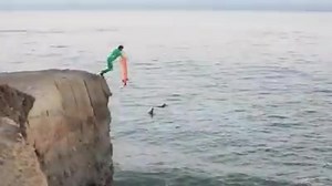 Shawn Barney Barron snagging a couple of waves, last week. Video: Jake J. Thomas Photo www.santacruzwaves.com | Santa Cruz Waves