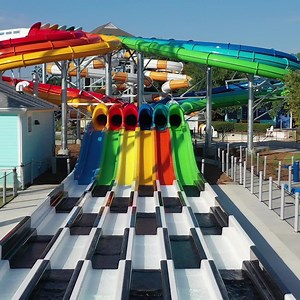 Experience Carolina Harbor Waterpark, and the thrill of Boogie Board Racer, the longest mat-racing water slide in the southeast. Admission to #Carowinds includes access to Carolina Harbor. Get tickets for as low as $45 when you buy online! | Carowinds