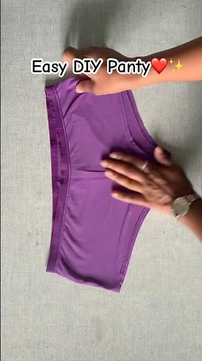 Sew Fitted Underwear in JUST 8 Minutes! | Easy DIY Sewing Tutorial for Beginners 🩲❤️#fashion