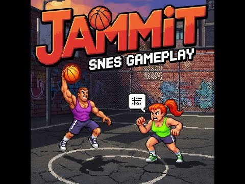 Jammit (SNES) Gameplay: Baloncesto Callejero 1v1 contra la CPU