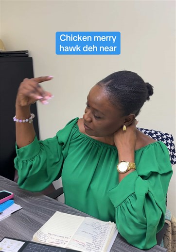 Jamaican but you’ve never heard “chicken merry, hawk deh near”?? Wheel and come again. #fyp #viral
