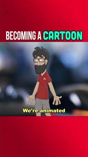 Turning into a cartoon in #bored