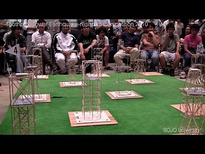 Toothpick Tower Earthquake-resistant Competition 2010